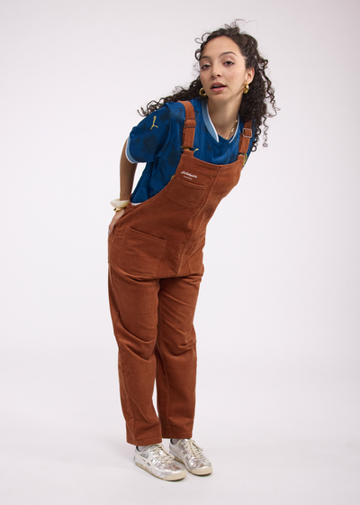 Combinaison Velours Marron Femme