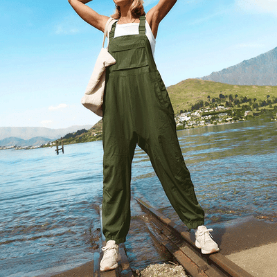 Salopette Verte pour Femme