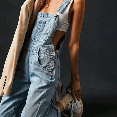 Salopette Vintage Jean Délavé