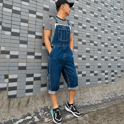 Overall Shorts<br> Plus Size Bermuda