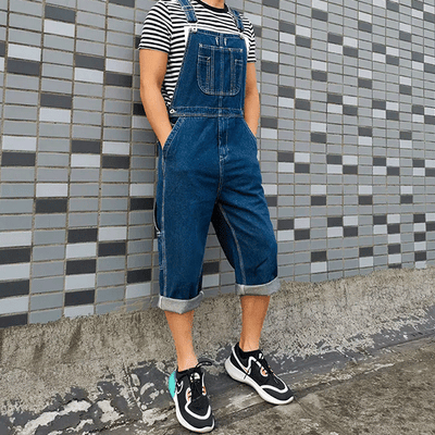 Overall Shorts<br> Plus Size Bermuda