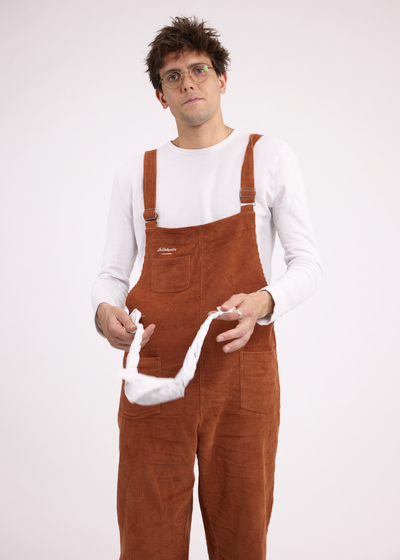 Cotte Velours Marron Homme