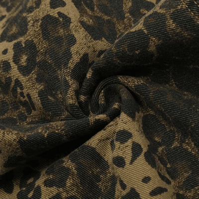 Salopette en Coton Léopard