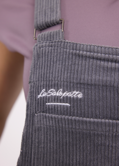 Salopette Femme Grise avec Logo