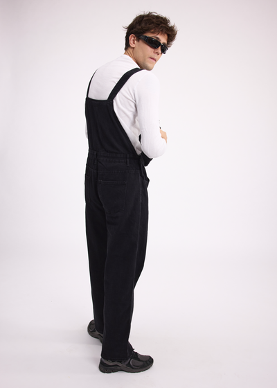 Salopette Jean Grande Taille Noir