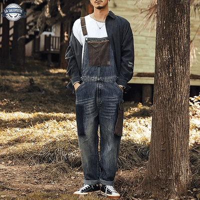 Salopette Large Style Retro