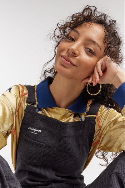 Salopette Velours Côtelé avec Bretelle