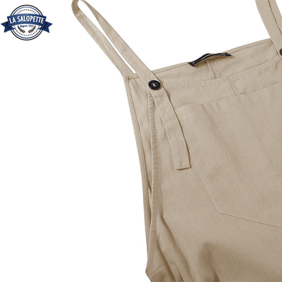 Salopette Bretelle Beige