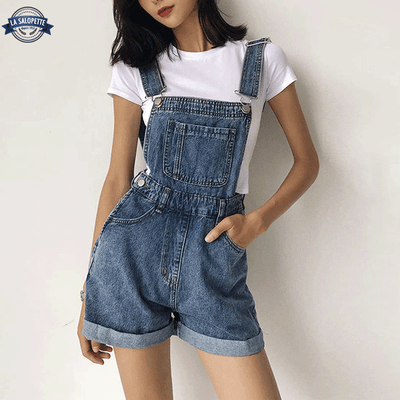 Short Overalls Electra Blue Jeans