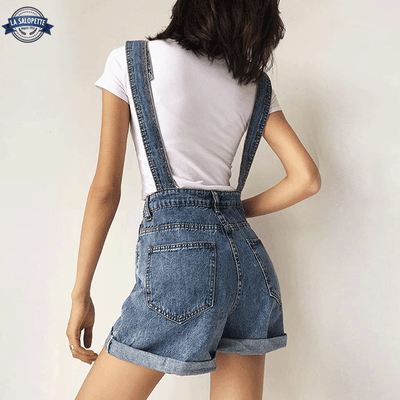 Overall Shorts<br> Electra Blue Jeans