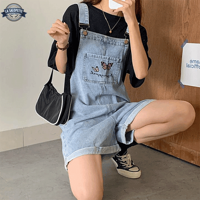 Cotte Denim Femme