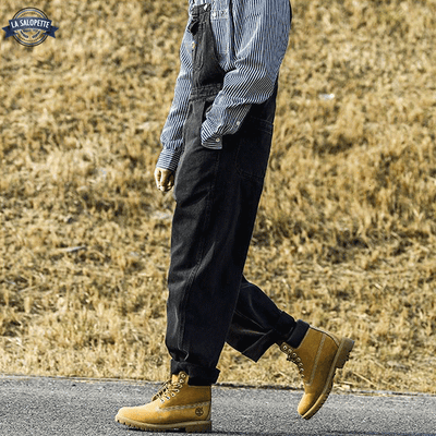 Denim Overalls<br> Rameau Black