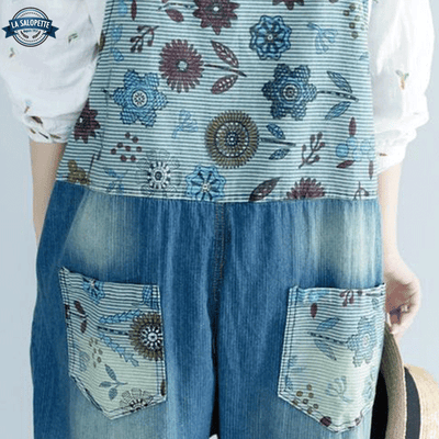 Salopette en Denim Bleue