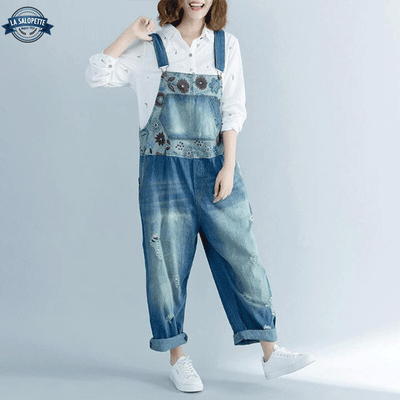 Salopette en Jean Ample