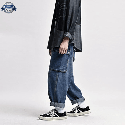 Salopette en Jean Bleu