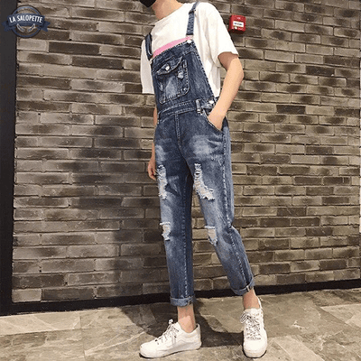 Salopette en Jean Society