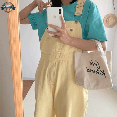 Salopette Jaune Pastel