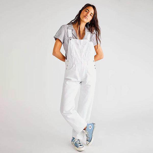 Women's White Overalls | La Salopette