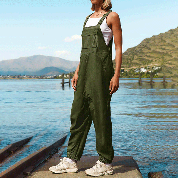Women's Pistachio Green Overalls