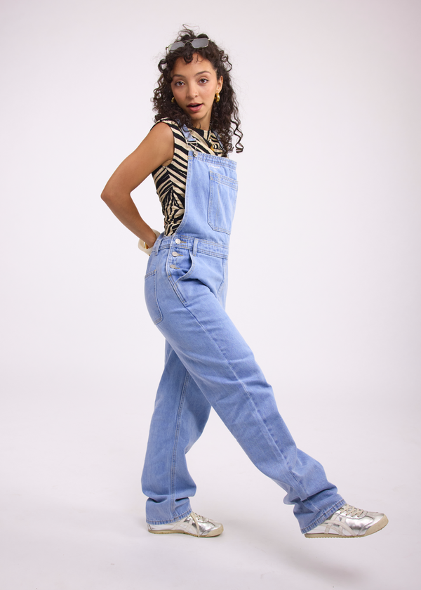Salopette Vintage Bleue Clair
