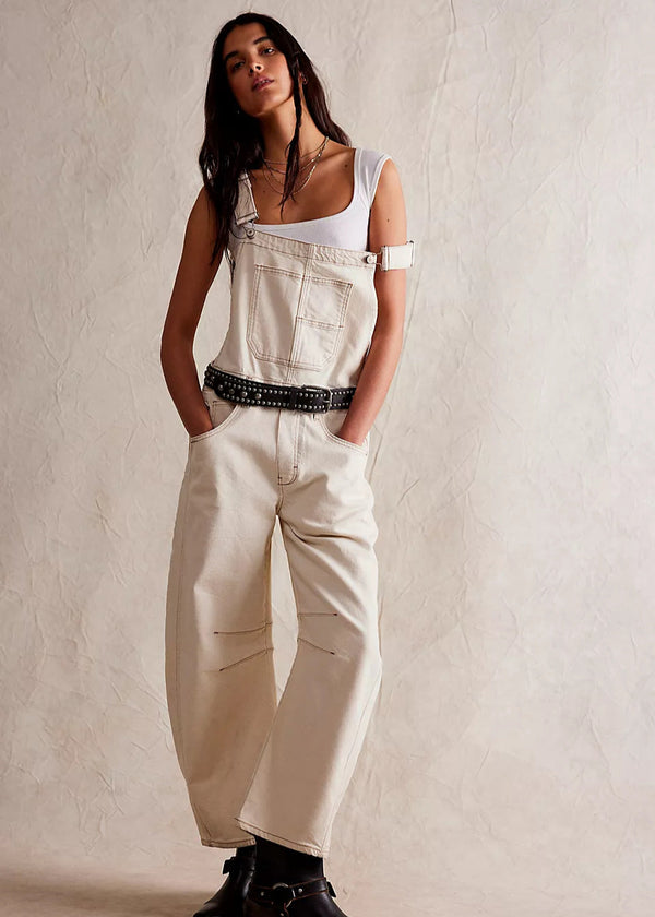 White Denim Overalls Jasmine
