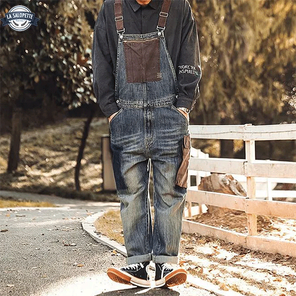 Wide Overalls Retro Fisher Style