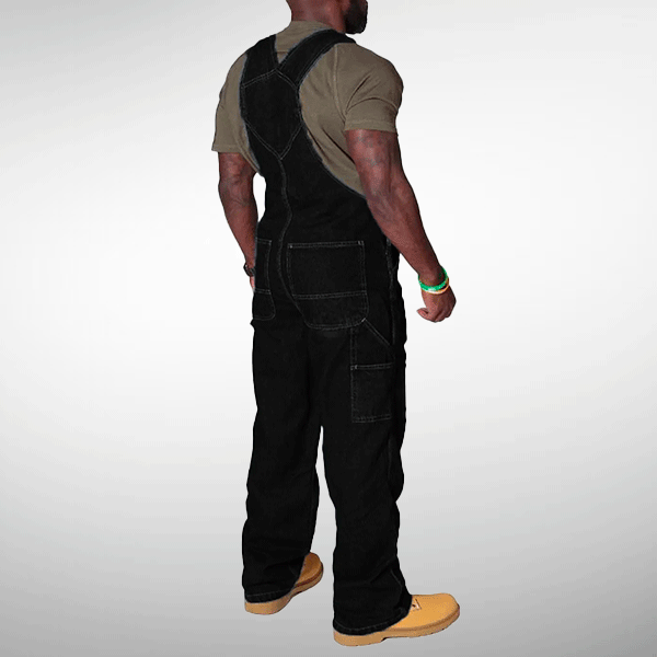 Black Construction Overalls