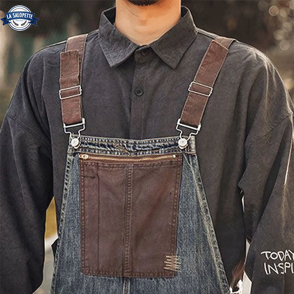 Wide Overalls Retro Fisher Style