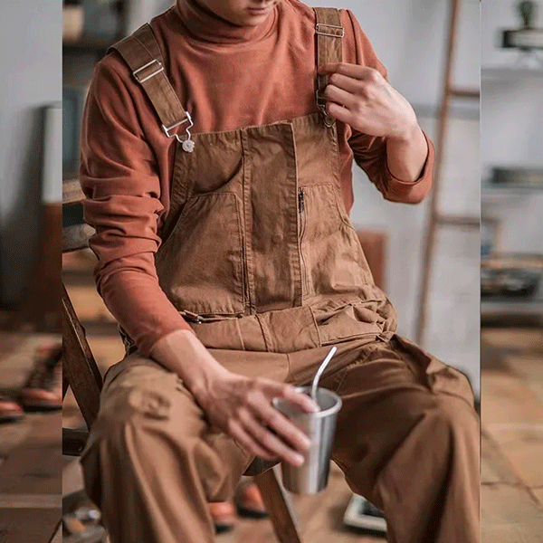 Brown Welder Overalls