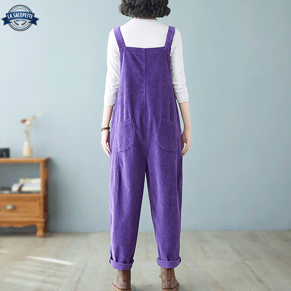 Vintage Overalls Violet Velvet