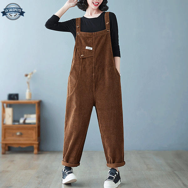 Vintage Overalls Chestnut Velvet