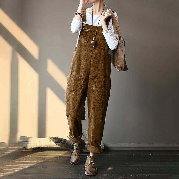 Women's Corduroy Overalls | La Salopette