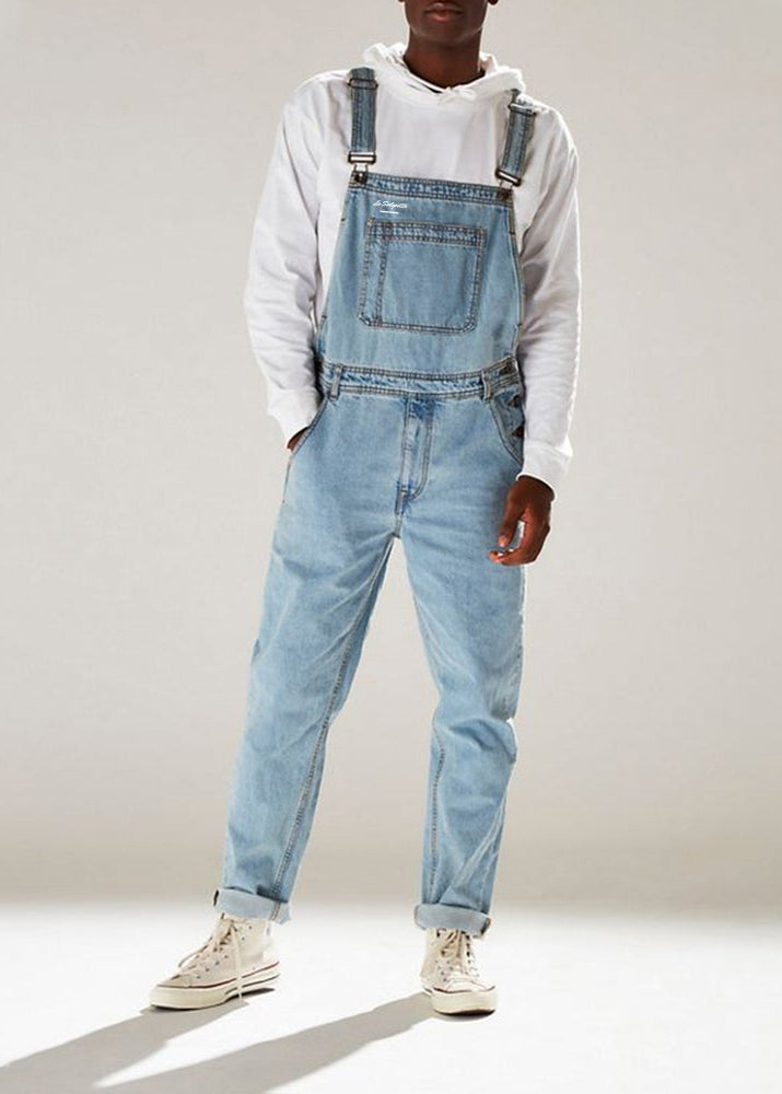 Men's Sky Blue Overalls | La Salopette
