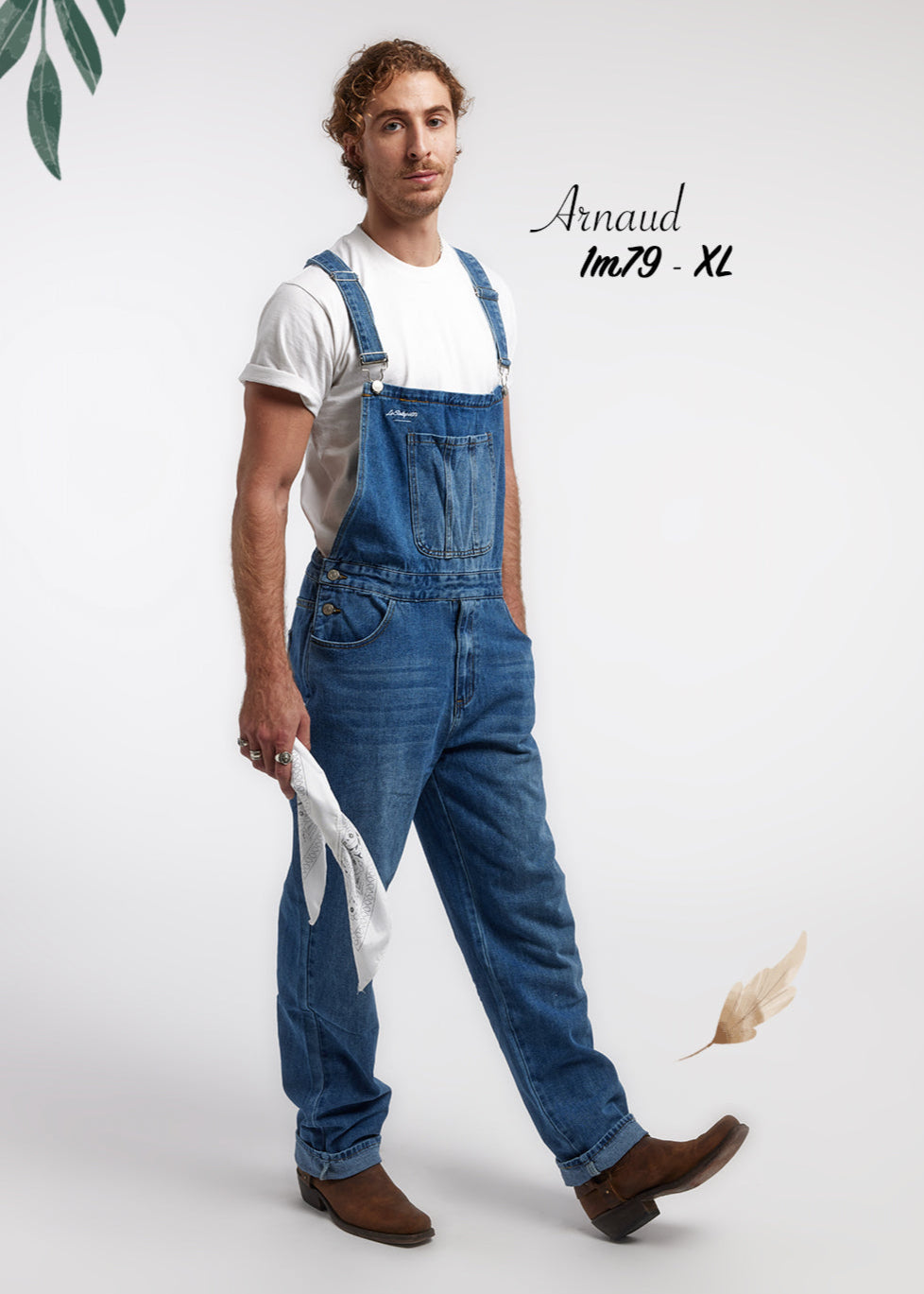 Blue Worksite Overalls | La Salopette