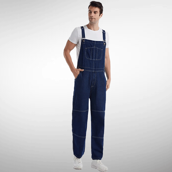 Men's Jean Overalls Mixed Duo