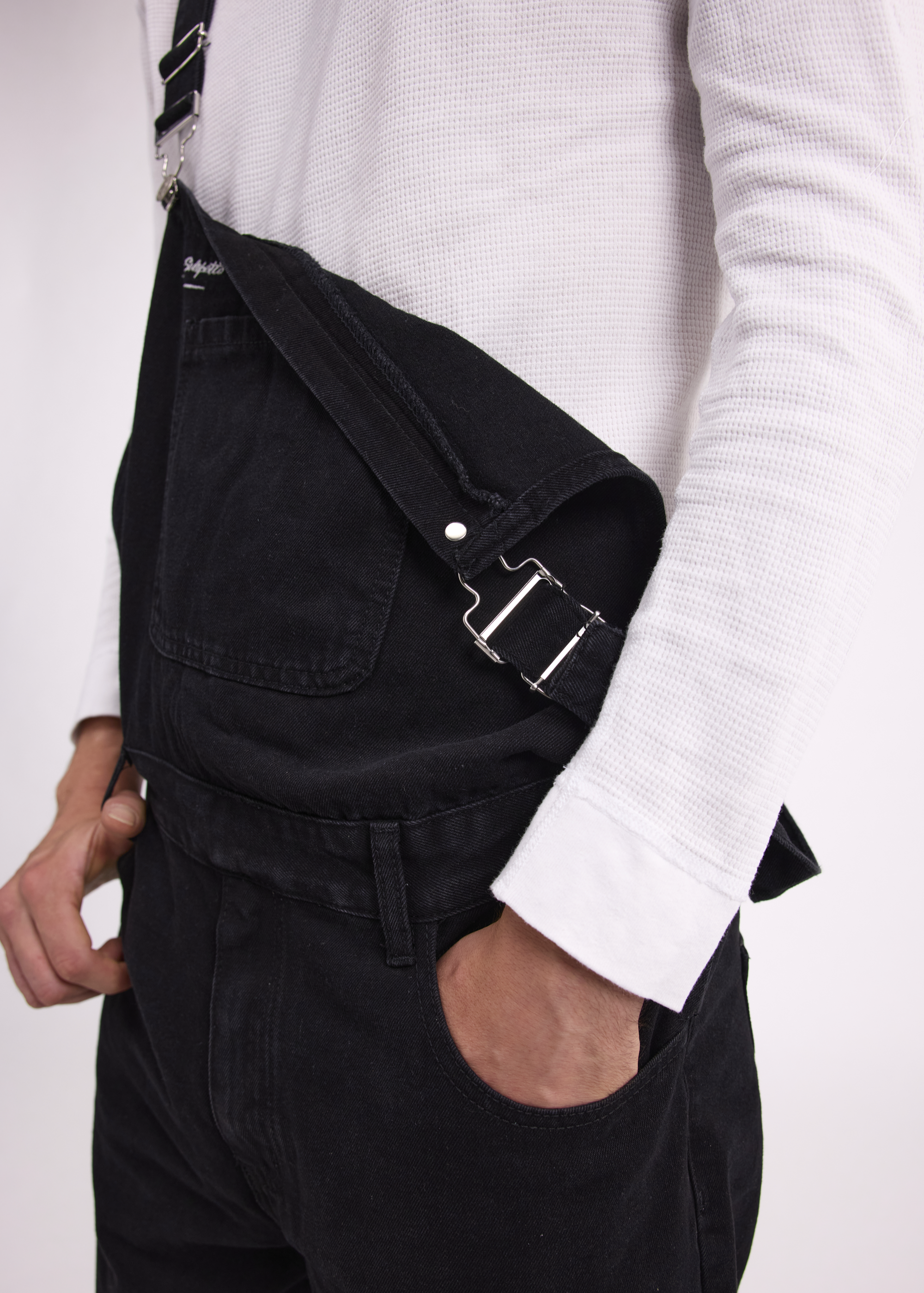 Salopette Jean Noire Homme