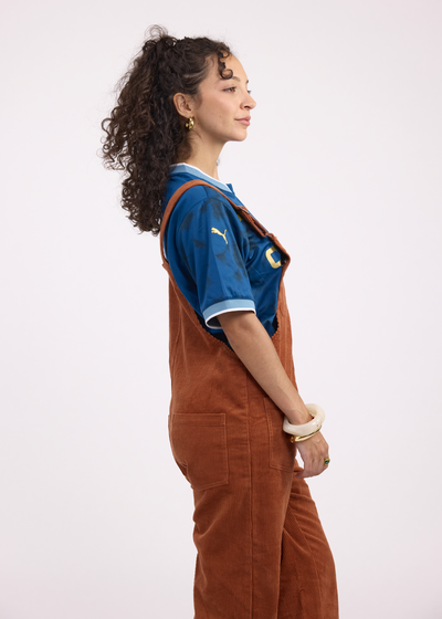 Brown Corduroy Overalls | La Salopette