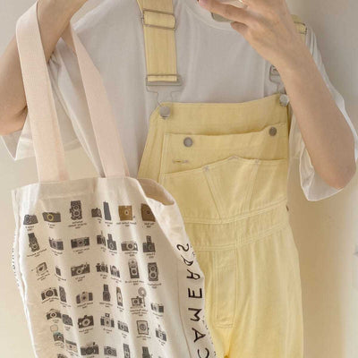 Denim Overalls Pastel Yellow