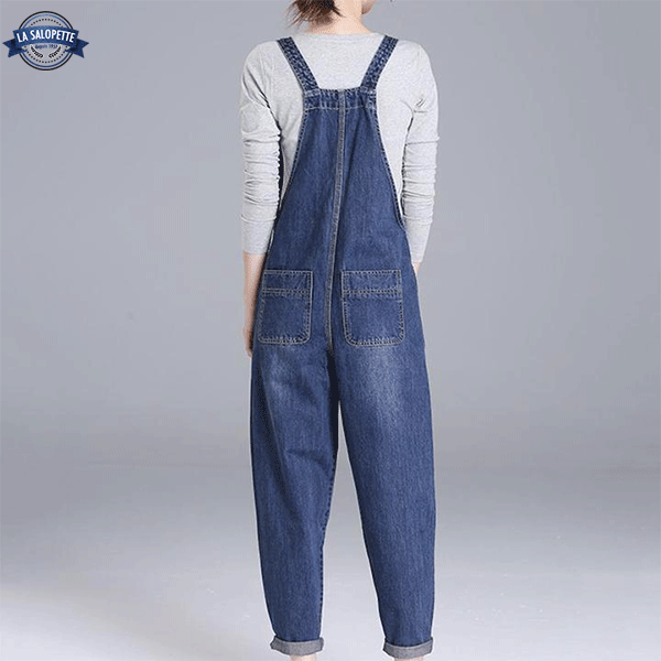 Denim Overalls Medium Blue Luna