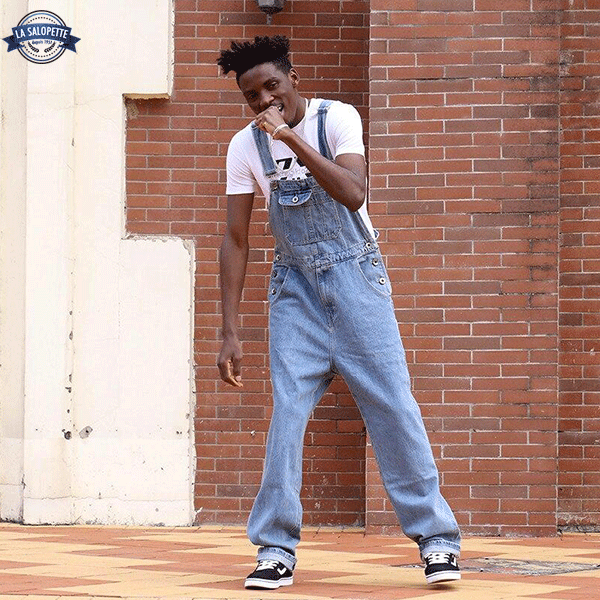 Denim Overalls Memphis Light Blue