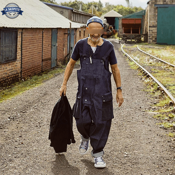 Denim Overalls Cargo Baggy Fisher