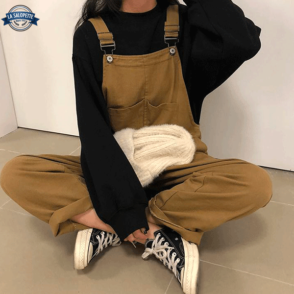 Vintage Overalls Mahogany Cotton