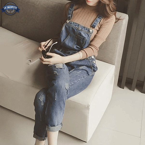 Denim Overalls Modern Thin Fabric