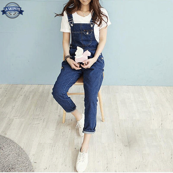 Denim Overalls Blue Night Budapest