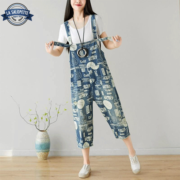 Denim Overalls California Pattern