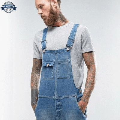Salopette Jean Bleu