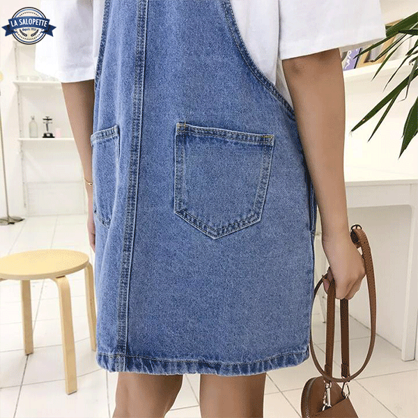 Overalls Skirt in Lyo Women's Jeans