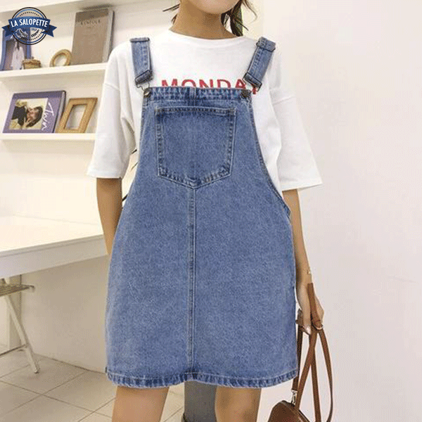 Overalls Skirt in Lyo Women's Jeans