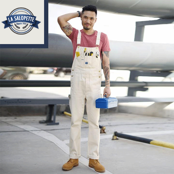 Work Overalls White Plumber