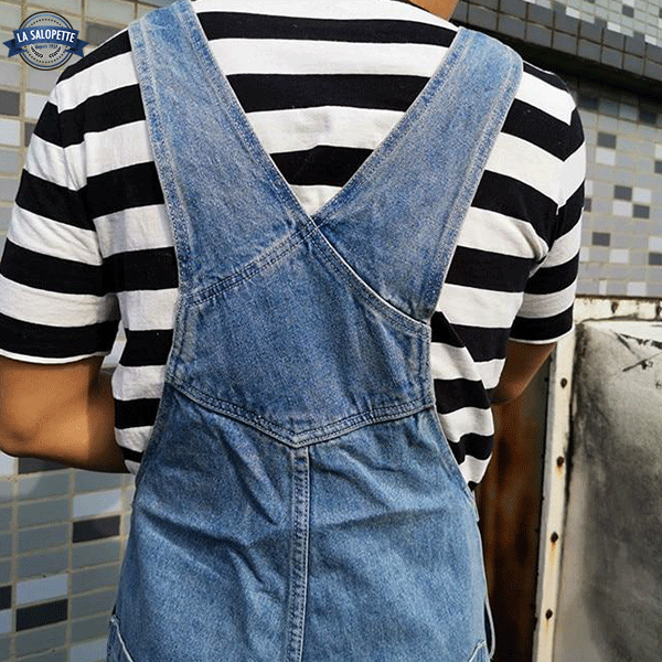 Denim Overalls Kobe Man with Hem
